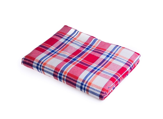 a blanket isolated on the white background