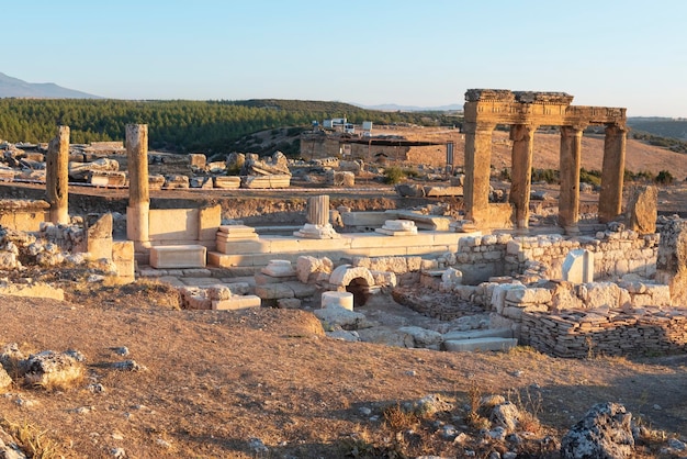 Blaundus Ancient City ruins arches stones