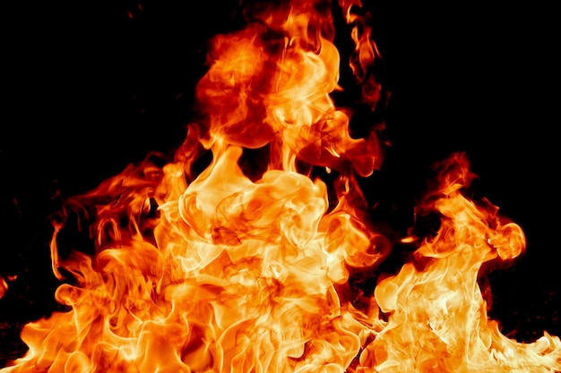 Photo blaze fire flame texture background