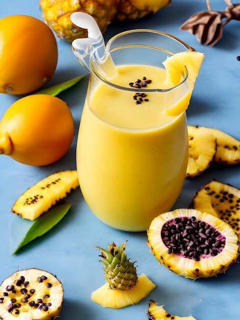 Blend a tropical paradise in a glass with a smoothie