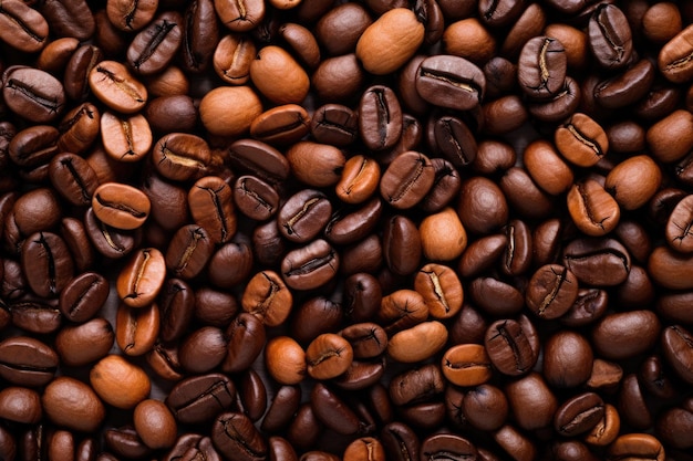 Blend of various coffee beans Coffee history