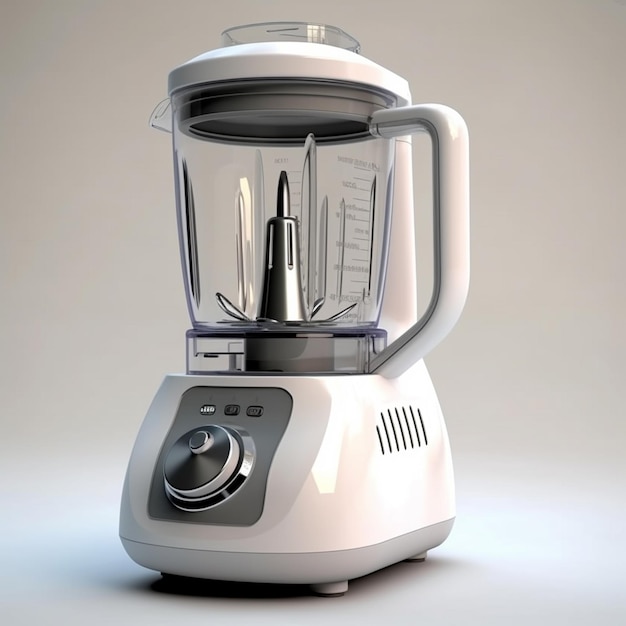 Blender cook machine white background AI generated