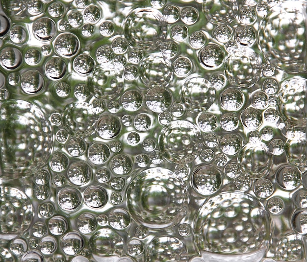 Block glass bubbles