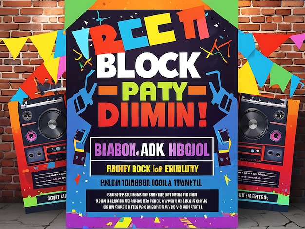 block party flyer