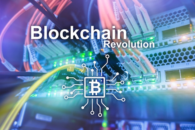 Blockchain revolution innovation technology in modern business