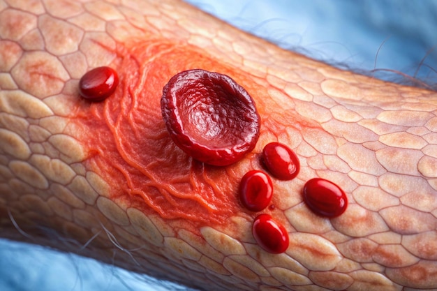 Photo blood clot in leg pictures