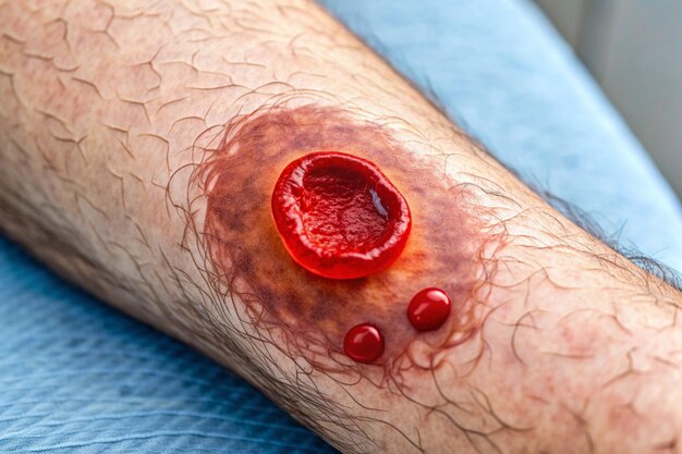 Photo blood clot in leg pictures