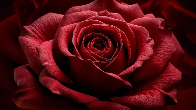 blood red rose flower