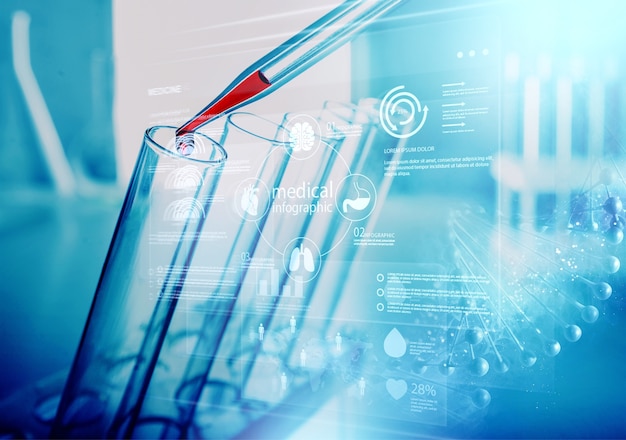 Blood test laboratory analysis microbiology research liquid