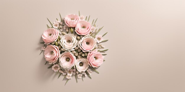 Blossom's Radiance Flower on a White Background