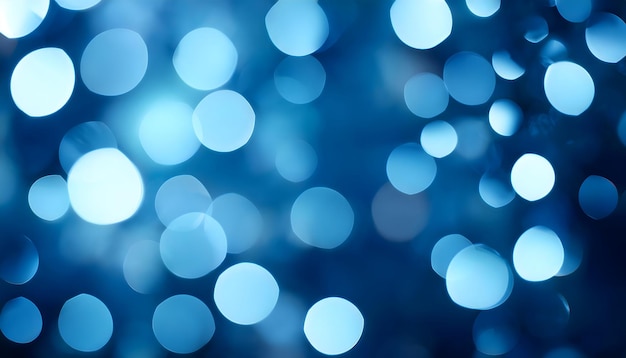 blue abstract bokeh background