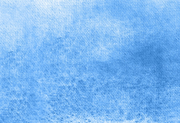 Blue Abstract pastel watercolor hand painted background texture.