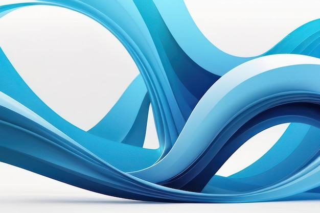 Blue abstract waves create a fluid dynamic design perfect for backgrounds art and modern decor