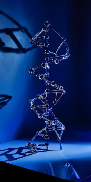 Blue Background DNA