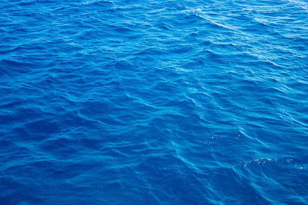 Blue background of sea water