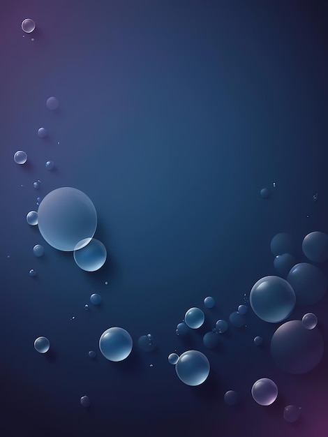 Photo a blue background with bubbles and the words quot bubbles quot on it