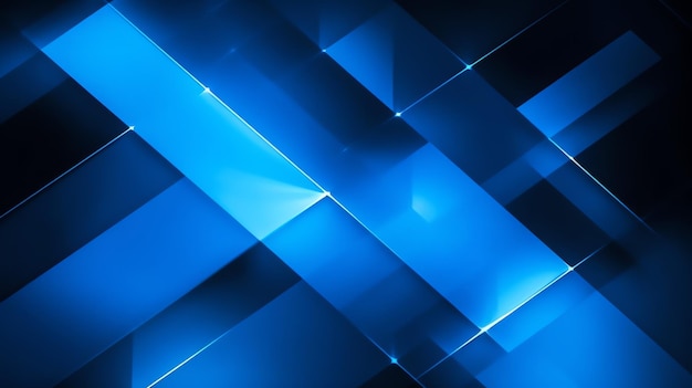 Blue background with a pattern of triangles