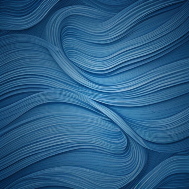 a blue background with a pattern of wavy lines