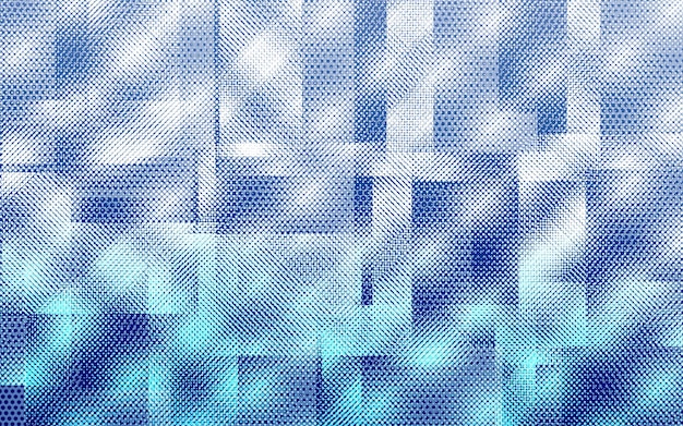 A blue background with squares and squares.