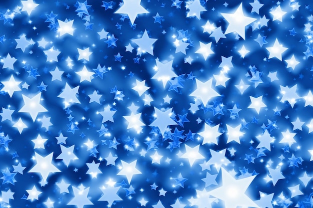 A blue background with stars and the word stars on it