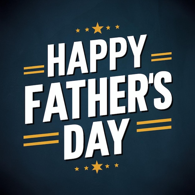 a blue background with a text happy fathers day