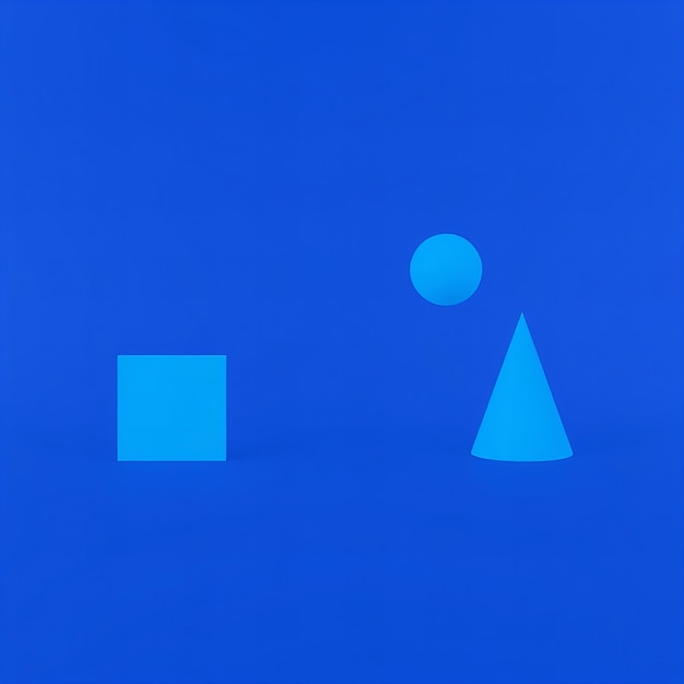 a blue background with a triangle and the word  x  on it