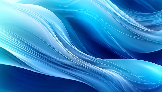 A blue background with a wavy design that says ocean