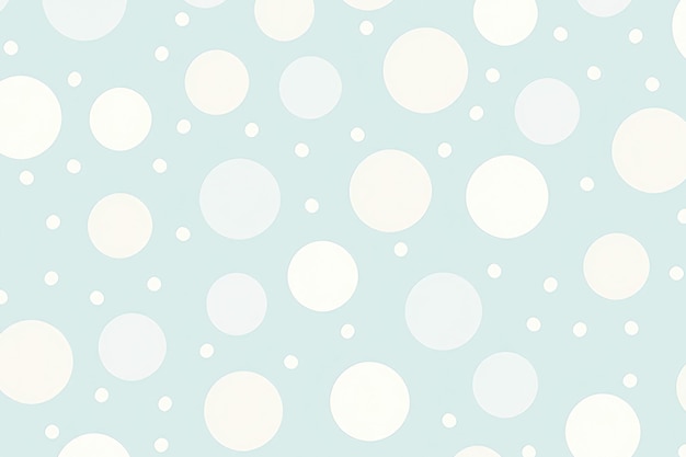 a blue background with white dots and dots