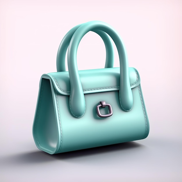 A blue bag icon with a square buckle is shown