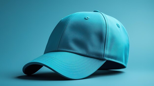 Photo a blue baseball cap with a white band on it