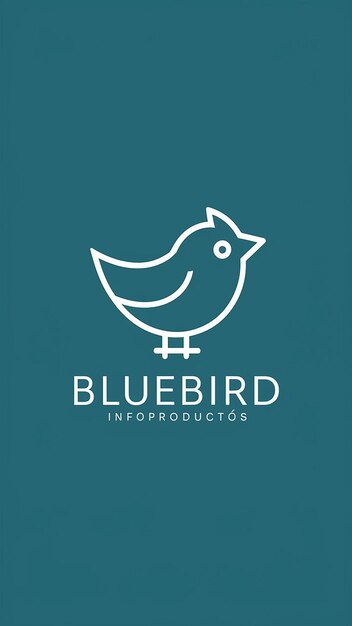 a blue bird with a blue background with a blue bird on it