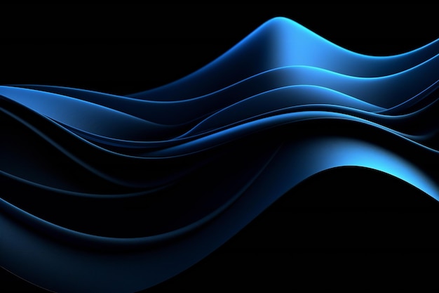 Blue and black abstract background