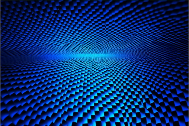 A blue and black background with a blue light pattern and the words'blue '