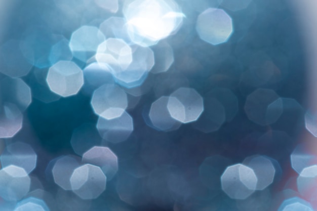 Blue bokeh background