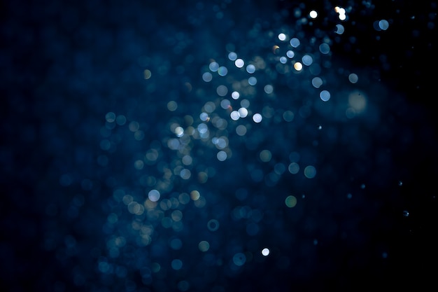 Blue Bokeh water use for background