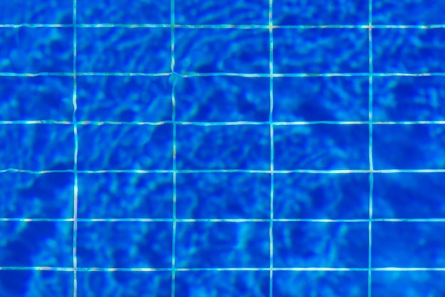 Photo blue bottom of a pool of water