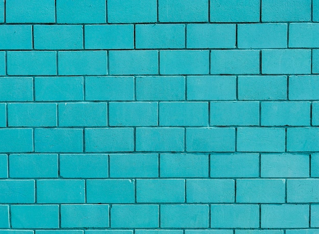 Blue Brick wall background