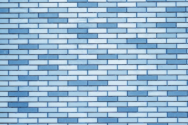 Blue brick wall Construction retro stylish background