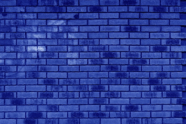 Blue brick wall texture wallpaper