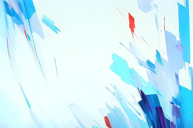 Blue brushstrokes background