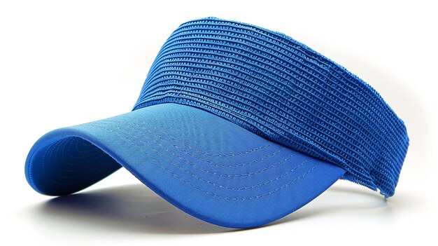 Photo a blue cap with a white band that says quot blue quot