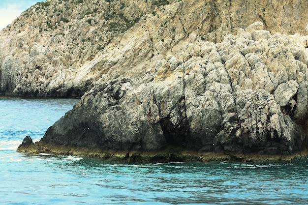 Blue caves on Zakynthos island