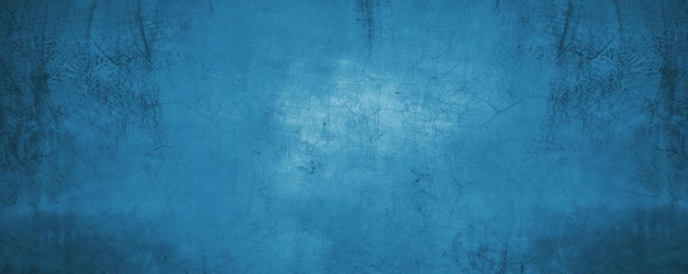 Blue cement wall background