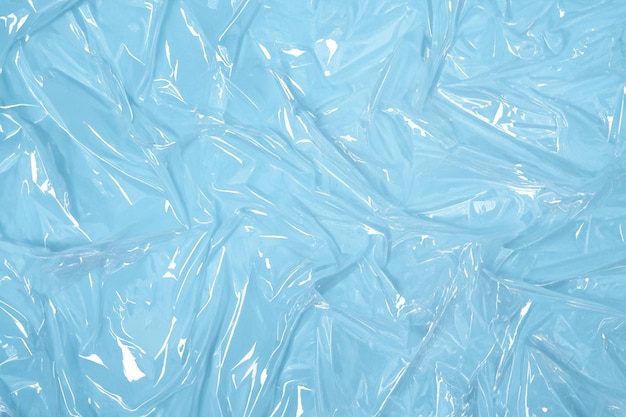 Blue Clear Plastic Texture Eco Friendly Nylon Polythene Wrap for Plastic Free Living