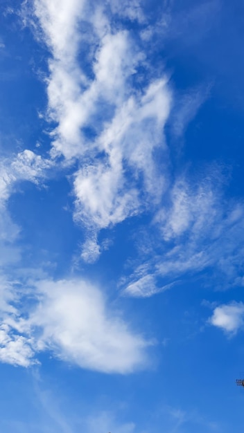 Blue clouds in summer bringing happiness and joy in the midst of every sunny day