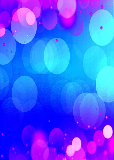 Blue color bokeh vertical background with copy space for text or your mages