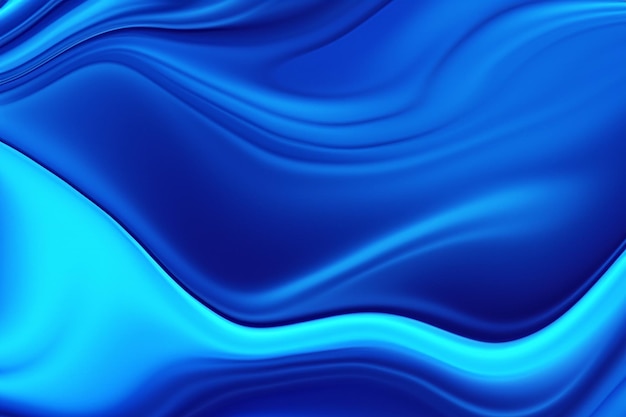 Photo blue color fluid wave