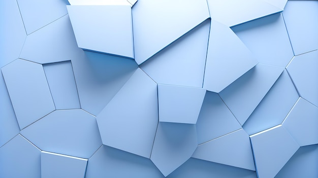 blue color wall abstract 3d blocks background wallpaper