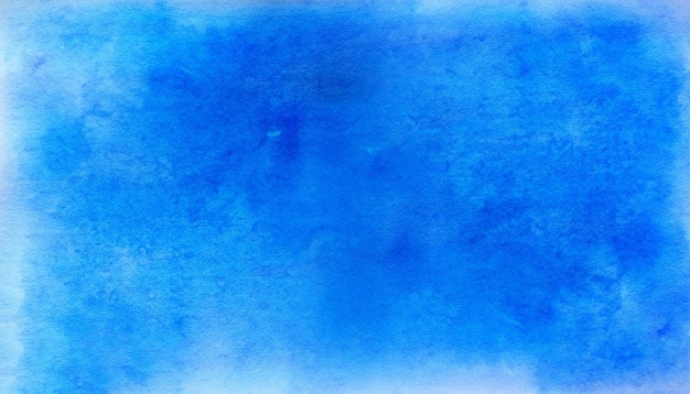 Blue color watercolor texture background