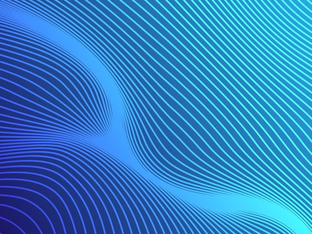 Blue colored abstract wavy background design Blue wavy wallpaper design